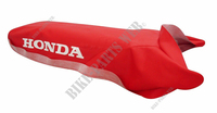 Housse de selle rouge Honda MTX125R 1986, 1987